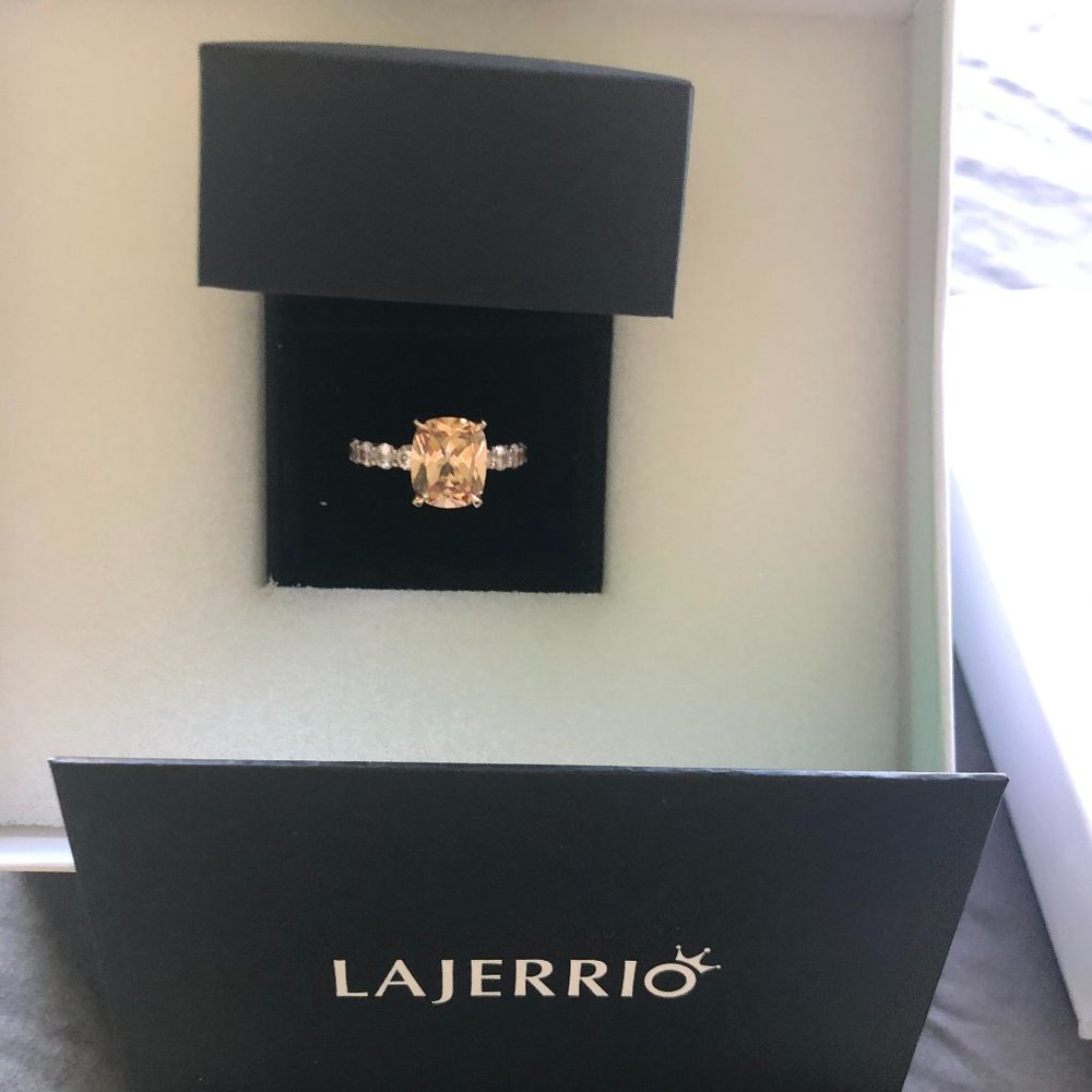 Radiant Cut 9.5 Carat CZ Engagement Ring